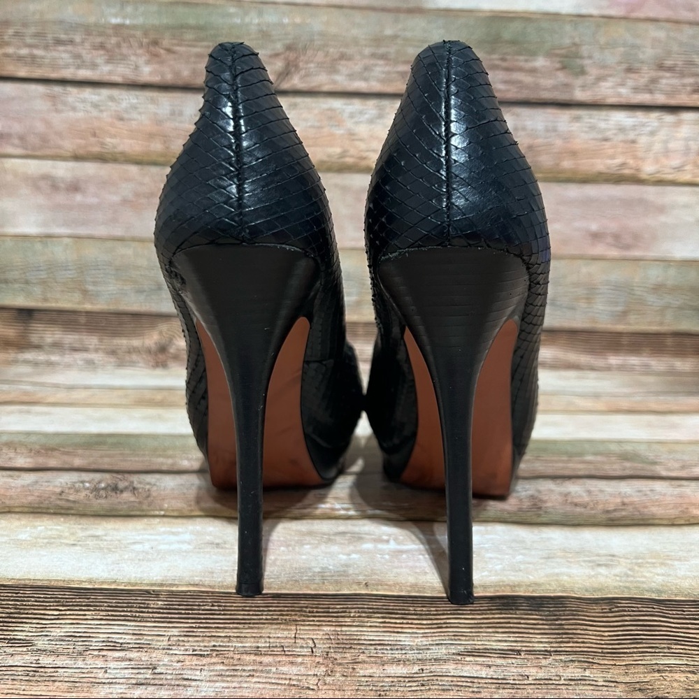 Zara Basic Collection Snake Skin Heels - image 2